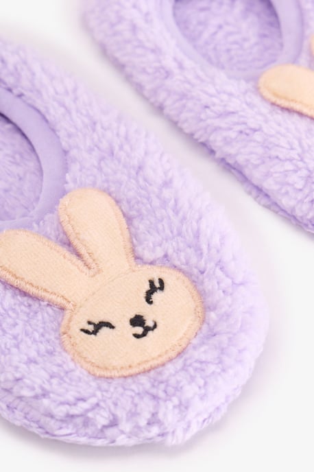 Penti calcetines antideslizantes para niña con estampado de conejo - Image 4