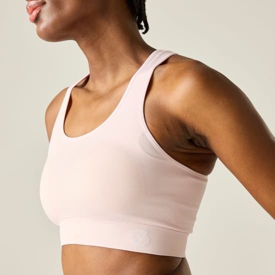 Dare 2B Sujetador deportivo para mujer Dont Sweat It II (Pink Haze) - Image 6
