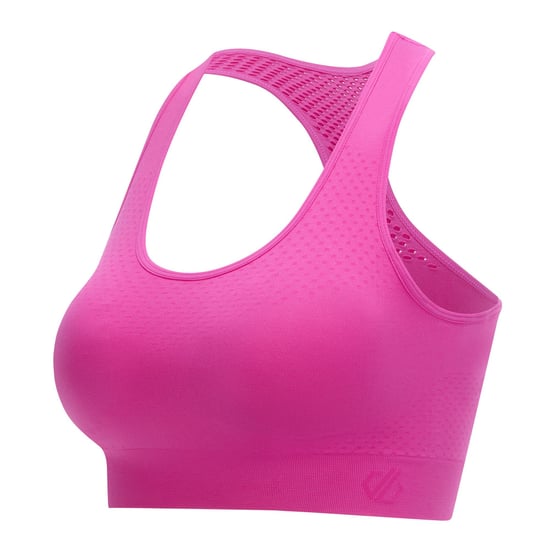 Dare 2B Sujetador deportivo para mujer Dont Sweat It II (Rosa extremo) - Image 4
