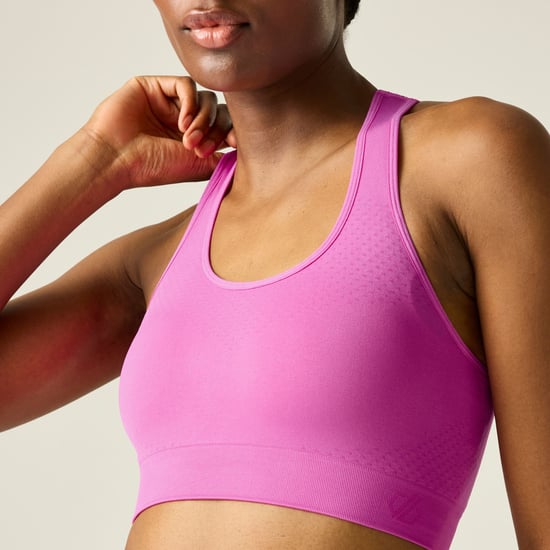 Dare 2B Sujetador deportivo para mujer Dont Sweat It II (Rosa extremo) - Image 5