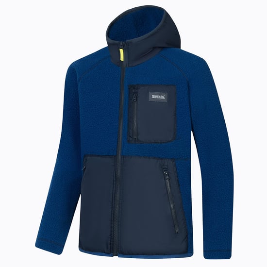 Regatta Chaqueta híbrida Munro para niños (azul aviador/azul marino) - Image 4