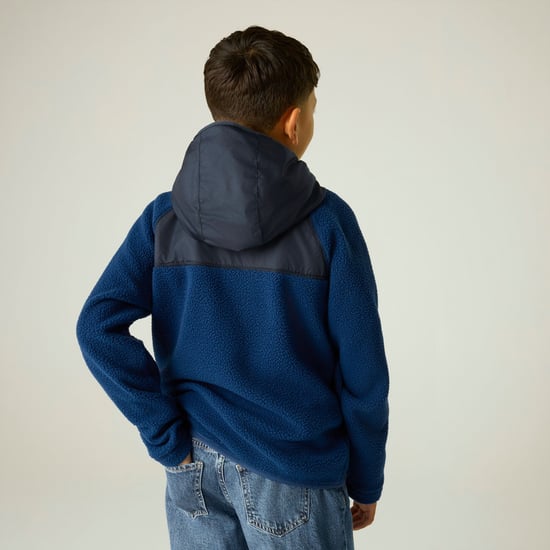 Regatta Chaqueta híbrida Munro para niños (azul aviador/azul marino) - Image 5