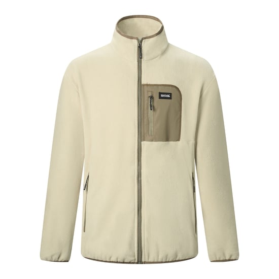 Regatta Frankie Chaqueta de forro polar para hombre con cremallera completa (Abbeystone/Smokey Olive) - Image 1