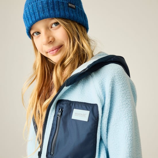 Regatta Chaqueta híbrida Munro para niños (Skyway/Navy) - Image 5