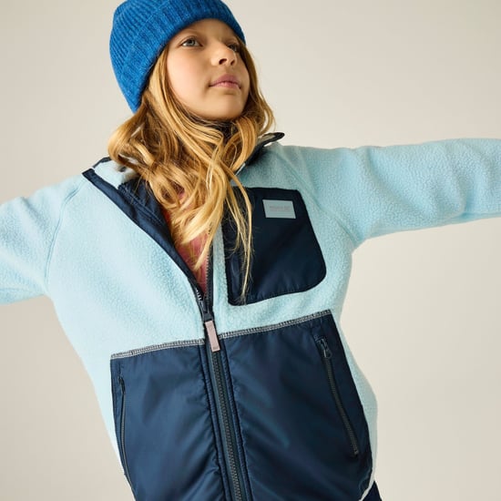 Regatta Chaqueta híbrida Munro para niños (Skyway/Navy) - Image 6