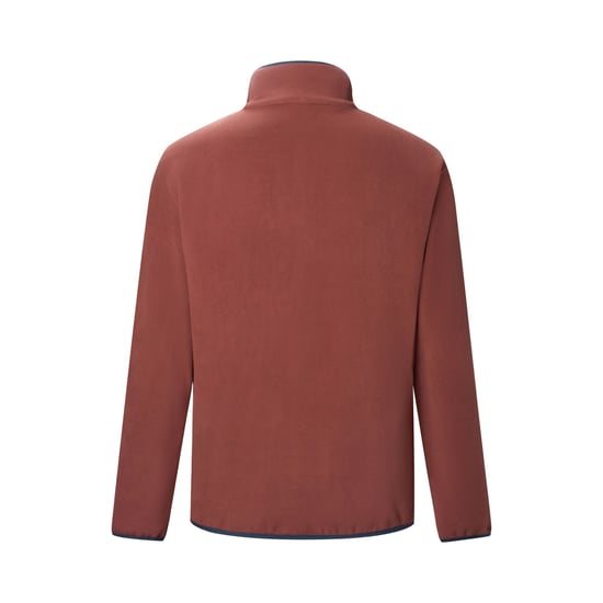 Regatta Chaqueta polar Frankie de hombre con cremallera completa (Cereza oscuro/azul marino) - Image 3