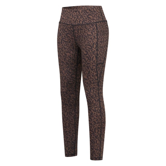Dare 2B Leggings de mujer Influential II con estampado animal (Hot Fudge) - Image 3
