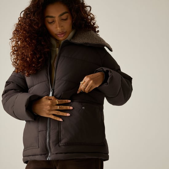 Regatta Chaqueta acolchada para mujer Kayana (marrón chocolate oscuro/moca) - Image 4
