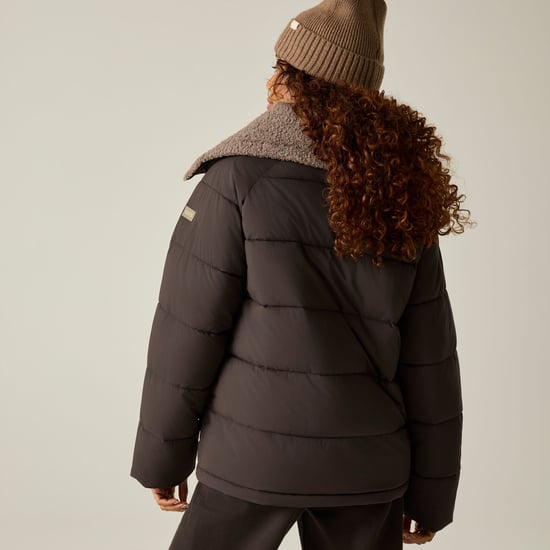 Regatta Chaqueta acolchada para mujer Kayana (marrón chocolate oscuro/moca) - Image 6