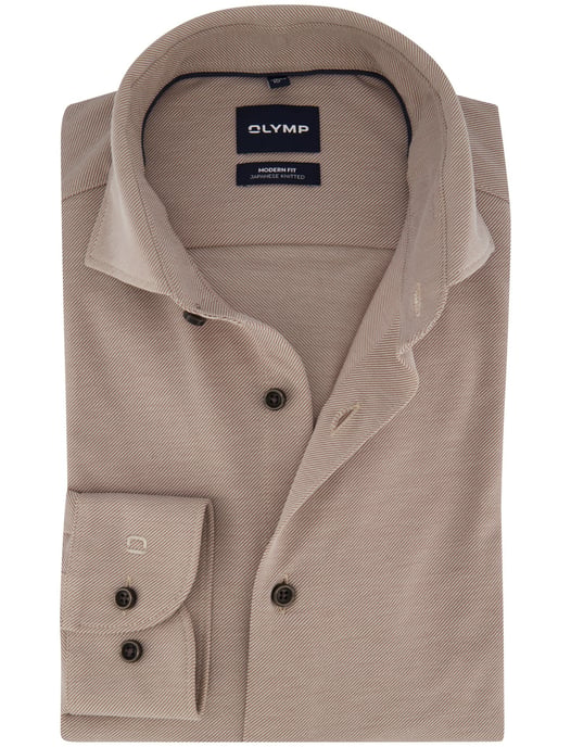OLYMP Camisa Japanese Knitted Slim Fit Verde - Image 1