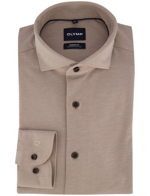 OLYMP Camisa Japanese Knitted Slim Fit Verde - Image 2