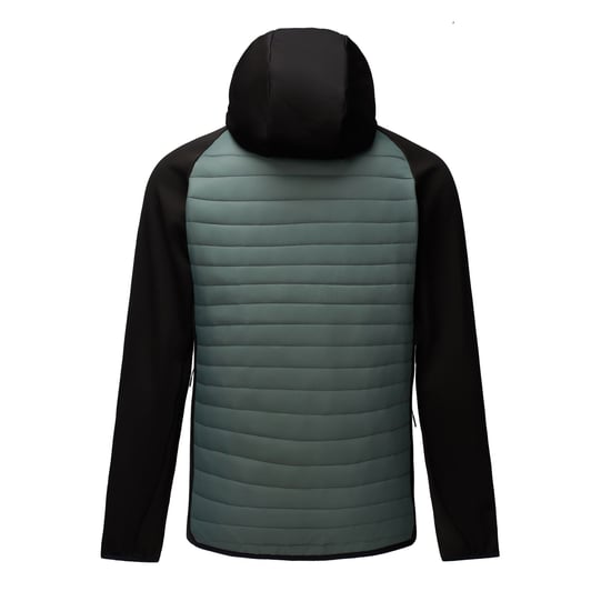Regatta Chaqueta híbrida para hombre Andreson (verde bosque oscuro/negro) - Image 3