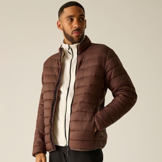 Regatta Chaqueta acolchada de hombre Marizion (Coffee Grounds/Moonbeam) - Image 6
