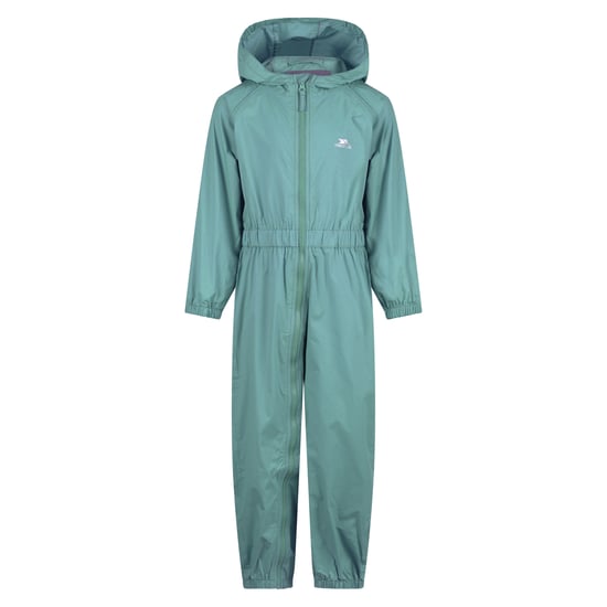 Trespass Chubasquero infantil con botones (Greensea/Wisteria) - Image 1