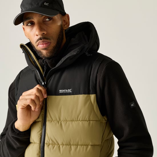 Regatta Chaleco acolchado para hombre Aldthorn (Beige desierto/Negro) - Image 6
