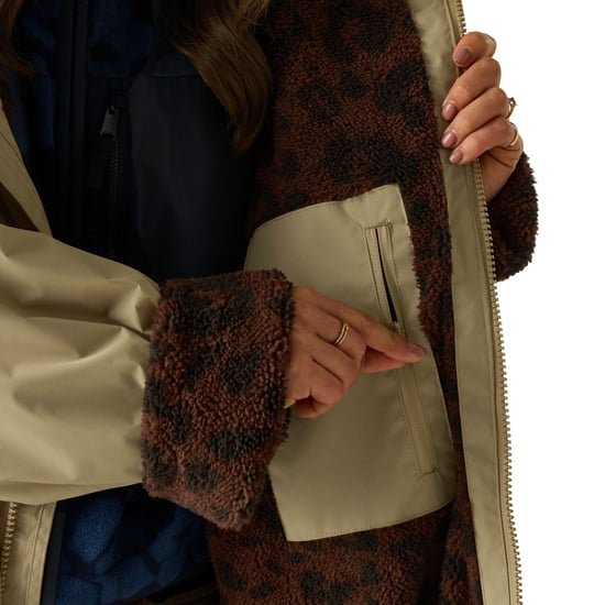 Regatta Bata impermeable unisex para adultos con estampado de leopardo (Barleycorn/Dark) - Image 6