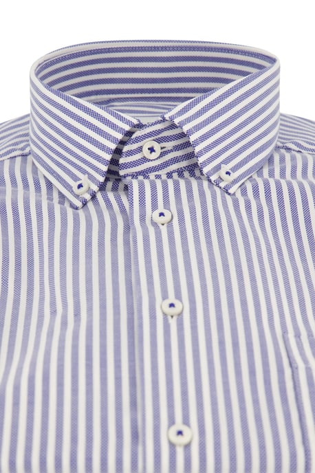 Eterna camisa de manga corta azul a rayas - Image 4
