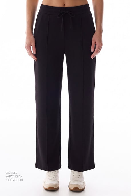 Penti Pantalón de mujer de modal, pierna recta y tiro alto - Image 1