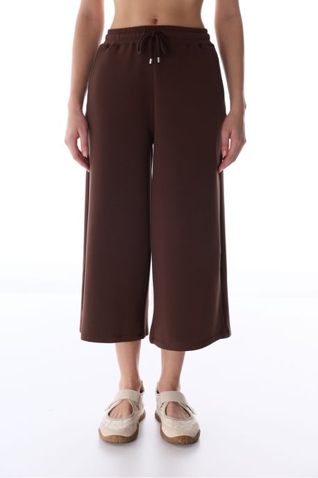 Shorts culotte de punto oversize de tiro medio - Image 2