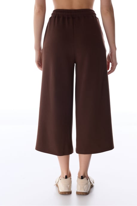 Shorts culotte de punto oversize de tiro medio - Image 3