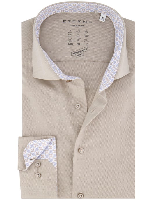 Eterna Performance camisa beige - Image 1