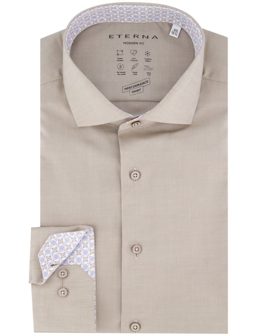 Eterna Performance camisa beige - Image 2