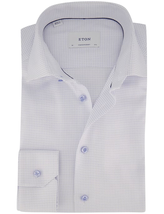 Eton Contemporary Fit Camisa Azul Claro - Image 1
