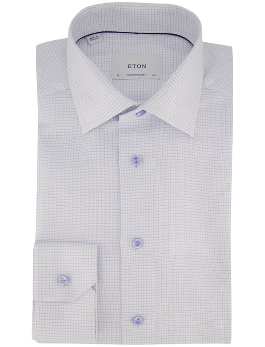 Eton Contemporary Fit Camisa Azul Claro - Image 2