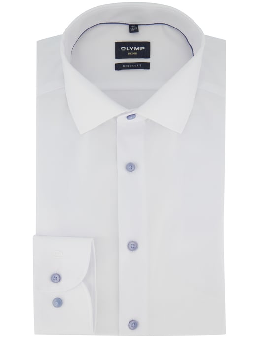 OLYMP camisa sin plancha corte regular blanca - Image 2