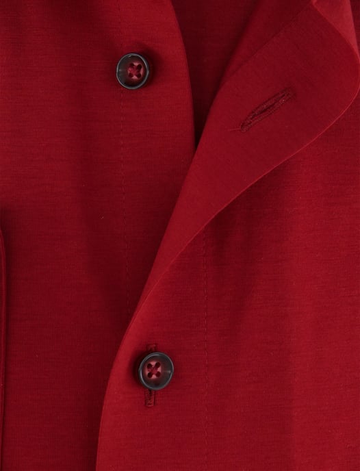 camisa de negocios OLYMP Luxor Modern Fit roja - Image 4