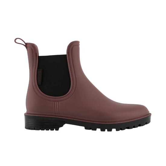 Regatta Botas de agua de mujer Lady Harriett II hasta el tobillo (Cereza oscuro/Negro) - Image 1