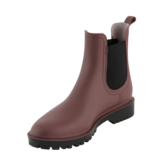 Regatta Botas de agua de mujer Lady Harriett II hasta el tobillo (Cereza oscuro/Negro) - Image 6