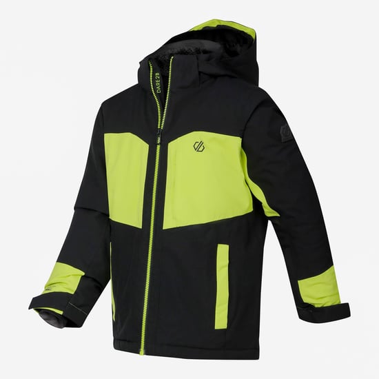 Dare 2B Chaqueta de esquí infantil Rip It (Negro/Wild Lime) - Image 4