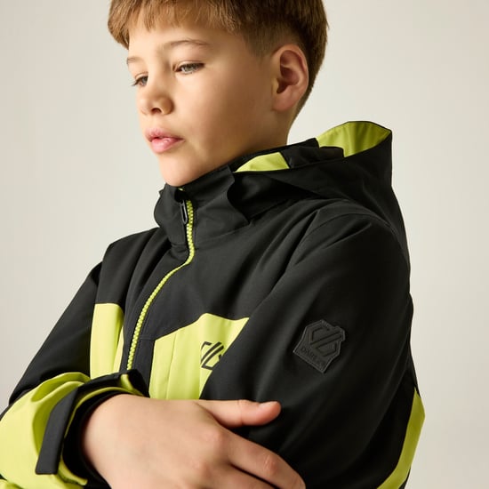 Dare 2B Chaqueta de esquí infantil Rip It (Negro/Wild Lime) - Image 5