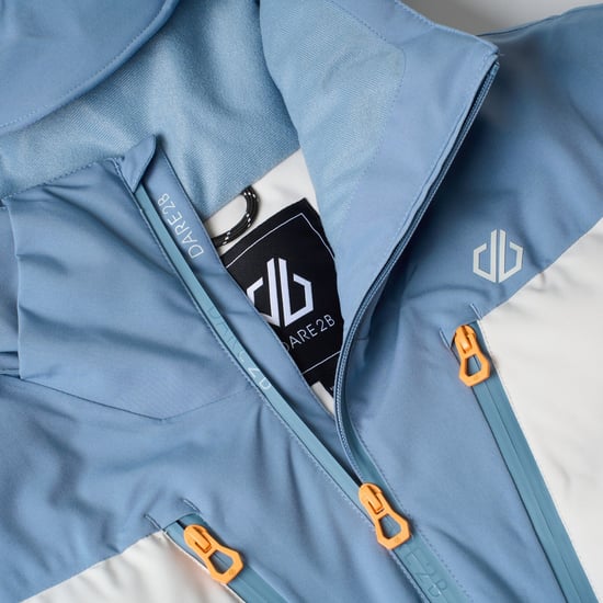 Dare 2B Chaqueta de esquí Speed III para hombre (Azul grisáceo/Iceberg) - Image 4