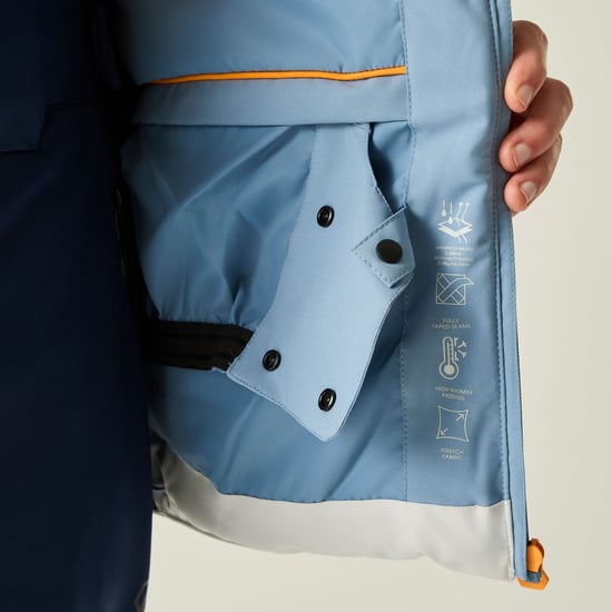 Dare 2B Chaqueta de esquí Speed III para hombre (Azul grisáceo/Iceberg) - Image 5