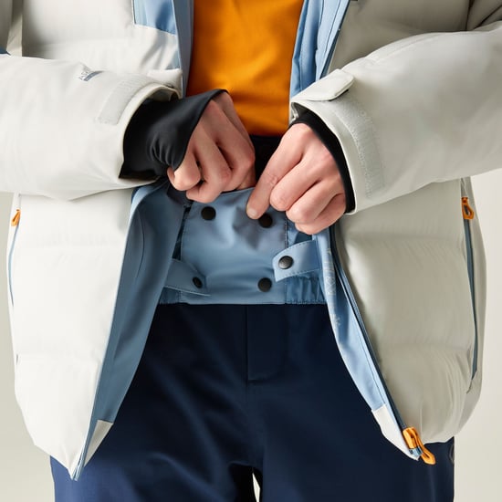 Dare 2B Chaqueta de esquí Speed III para hombre (Azul grisáceo/Iceberg) - Image 6