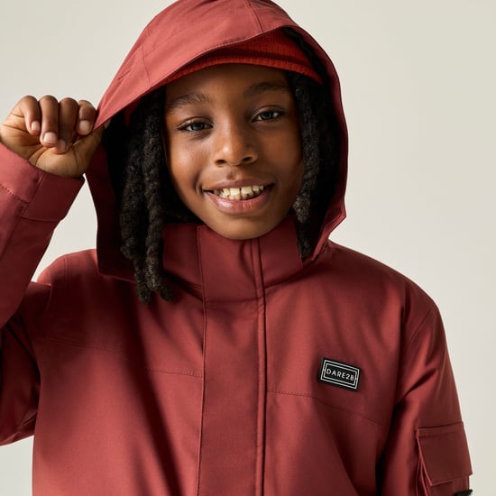 Dare 2B Chaqueta de esquí infantil Shredder II (Rojo rústico) - Image 6