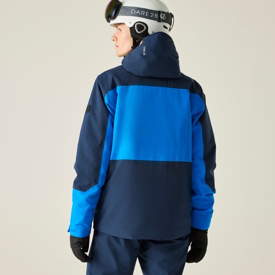 Dare 2B Chaqueta de esquí Eagle IV para hombre (Azul marino/Azul atlético) - Image 5