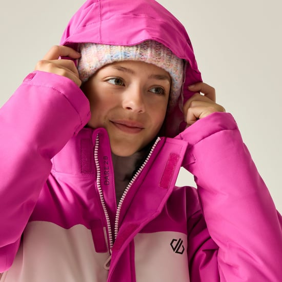 Dare 2B Chaqueta de esquí infantil Send It II (Extreme Pink) - Image 5