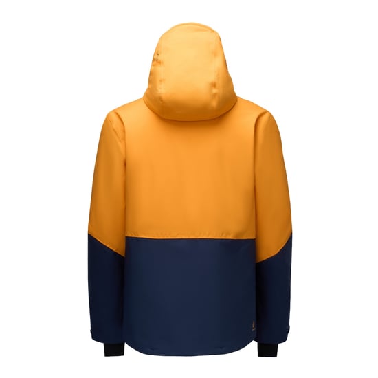Dare 2B Chaqueta de esquí para hombre Halfpipe IV con bloques de color (Azul marino/Naranja eléctrico) - Image 2