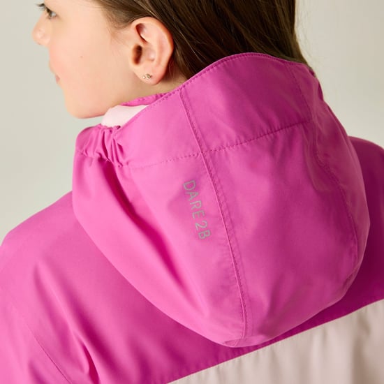 Dare 2B Chaqueta de esquí infantil Piste bicolor (Extreme Pink) - Image 6