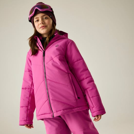 Dare 2B Chaqueta de esquí para niños Glacier (rosa extremo) - Image 5