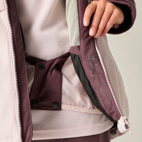 Dare 2B Chaqueta de esquí infantil Wing It (Huckleberry/Pink Haze) - Image 6
