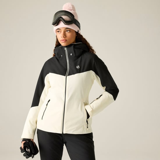 Dare 2B Chaqueta de esquí para mujer Flurry III (Negro/Egret) - Image 1