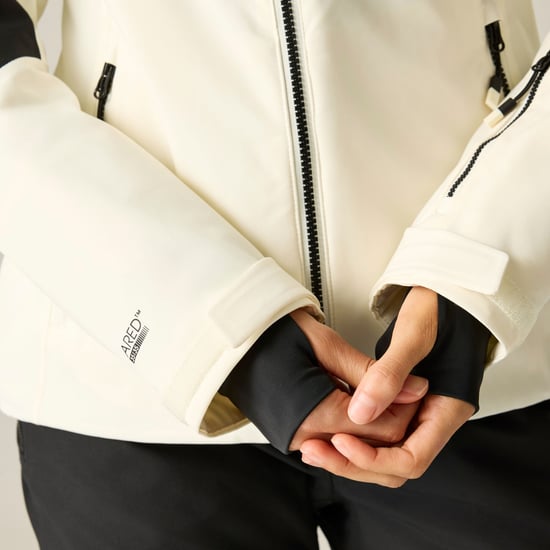 Dare 2B Chaqueta de esquí para mujer Flurry III (Negro/Egret) - Image 5