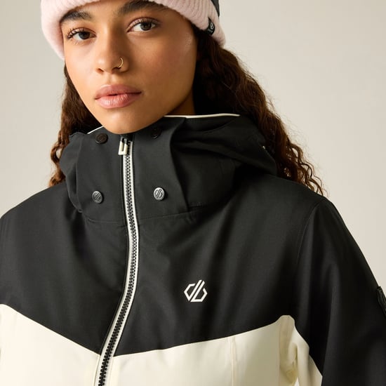 Dare 2B Chaqueta de esquí para mujer Flurry III (Negro/Egret) - Image 6