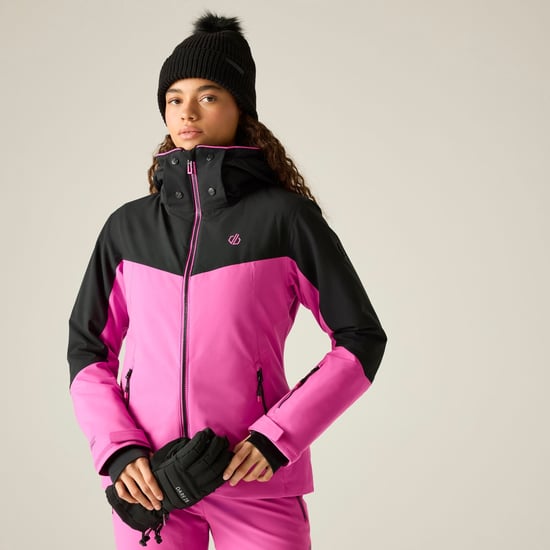 Dare 2B Chaqueta de esquí para mujer Flurry III (Rosa extremo/Negro) - Image 1