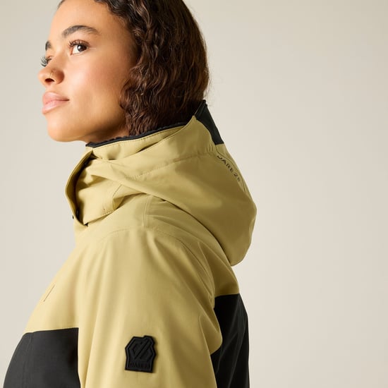 Dare 2B Chaqueta de esquí para mujer Flurry III (Beige desierto/Negro) - Image 5