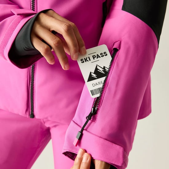 Dare 2B Chaqueta de esquí para mujer Flurry III (Rosa extremo/Negro) - Image 4